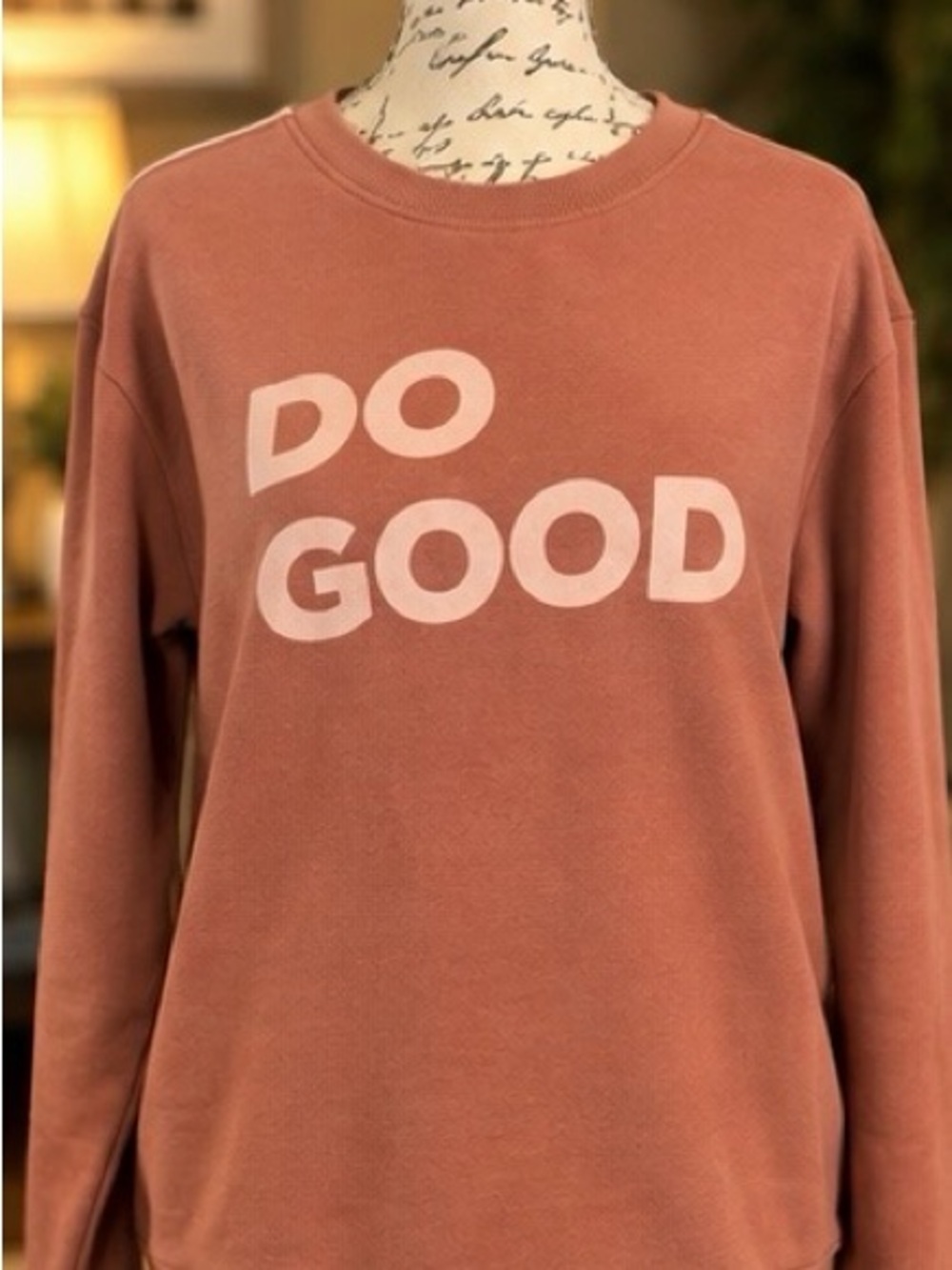 Cotopaxi Do Good Crew Sweatshirt Earthen Coral Women’s Medium